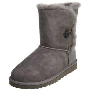 Ugg | Gray Bailey Button Boots Big Kids Style 5991Y | Size 5